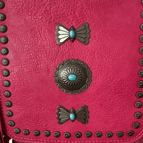 MONTANA WEST Pink Fringe Crossbody Bag NWT! 🩷 - Picture 6 of 12